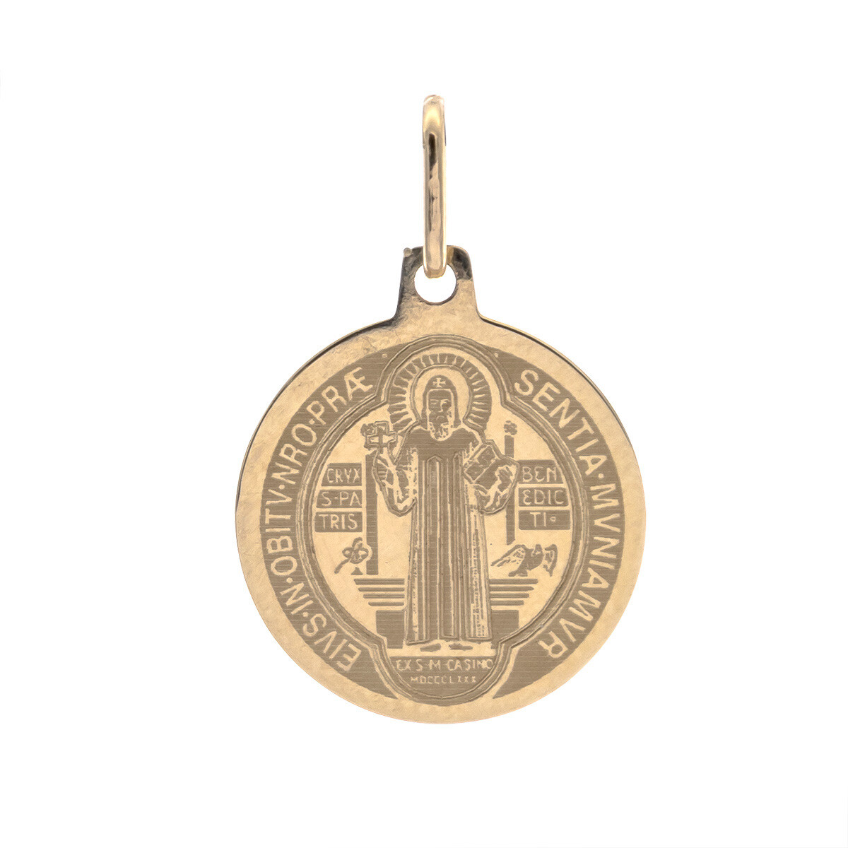 Medalla de oro 10 ktes, SAN BENITO. 