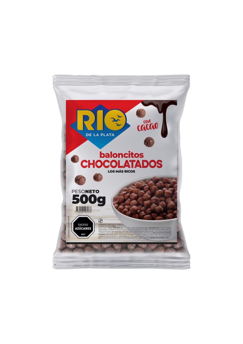 CEREAL RIO DE LA PLATA 500G BOLITA CHOCOLATE 