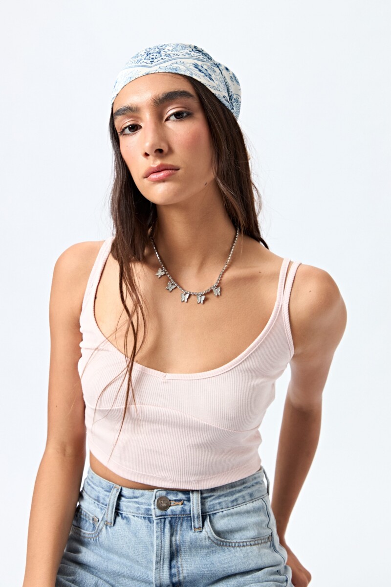 TOP ARCADE - Rosa Bebé 