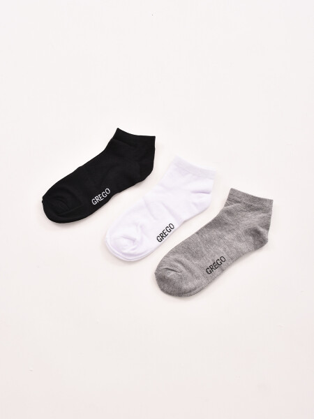 MEDIAS BÁSICAS PACK X3 ESTAMPADO 1