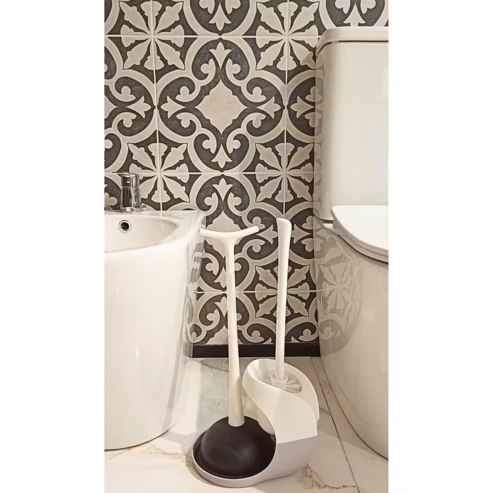 Kit de sopapa para inodoro y cepillo Kit De Sopapa Para Inodoro Y Cepillo