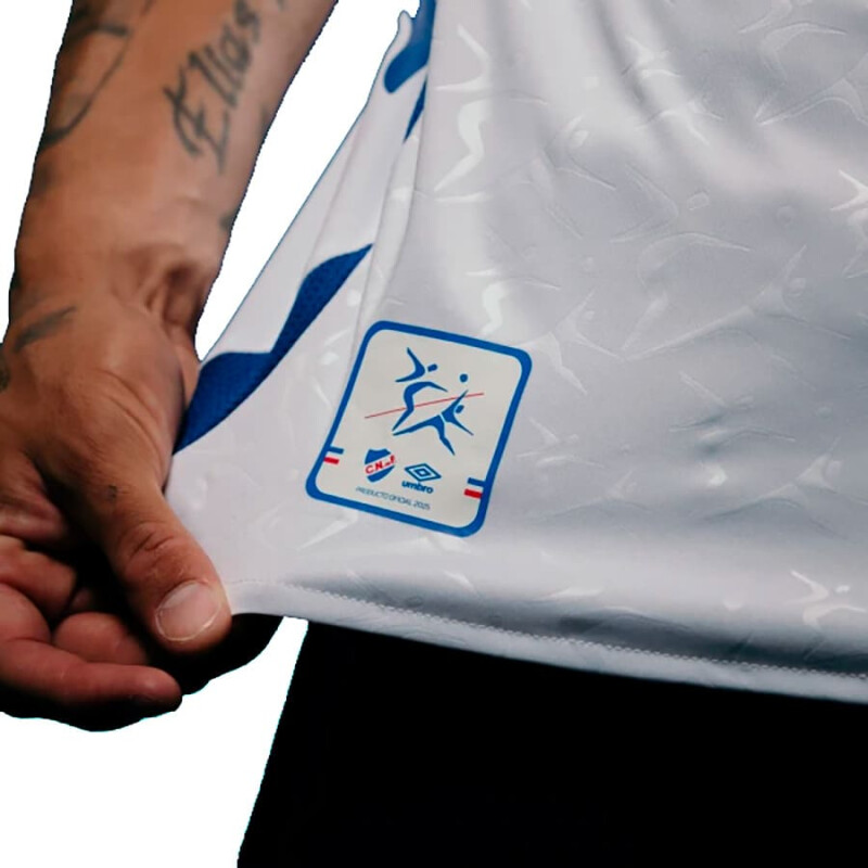 Camiseta Umbro Nacional 2025 de Hombre - NU143050 Blanco-azul Francia
