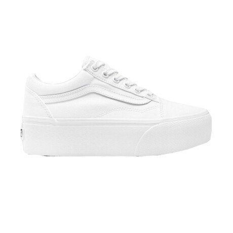 Championes Vans Unisex -UA Old Skool Stackform- VN0A7Q5MW00 WHITE