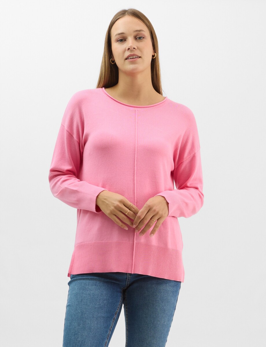 Buzo Pespunte - Rosa 