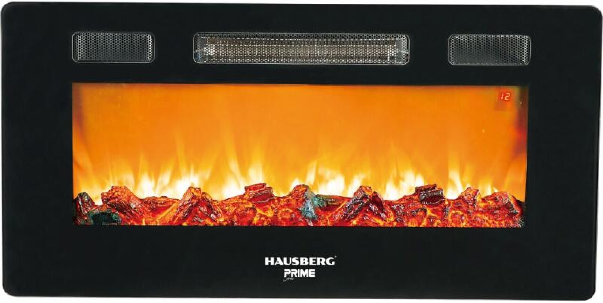 Estufa Eléc Digital de Pared C/ Ventilador Hausberg 