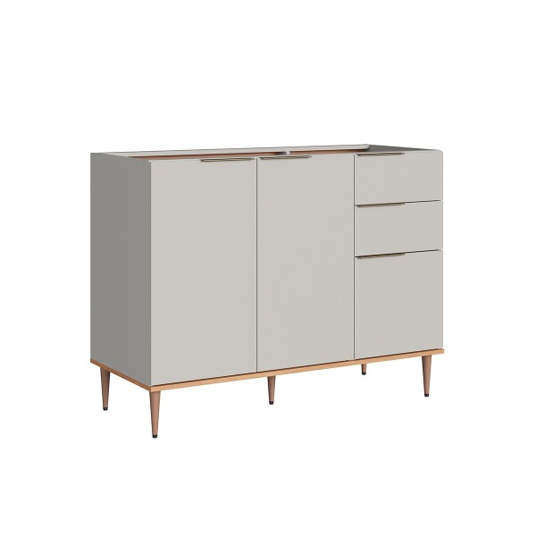 Módulo bajo ALICE 1,20 m 2 puertas / 2 cajones, color Arenas Módulo Bajo Alice 1,20 M 2 Puertas / 2 Cajones, Color Arenas