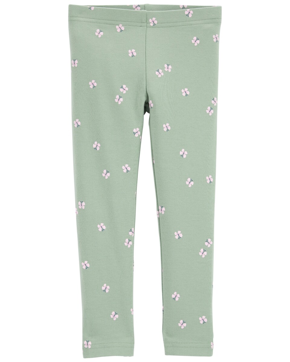 Calza de algodón diseño mariposas 