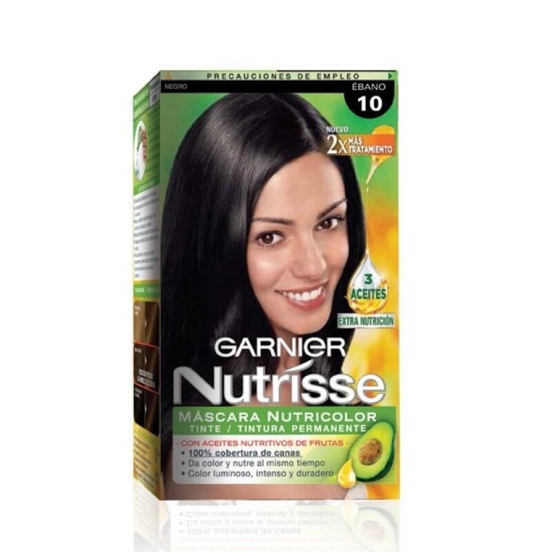 Tinta Garnier Nutrisse N°10 Ebano Tinta Garnier Nutrisse N°10 Ebano