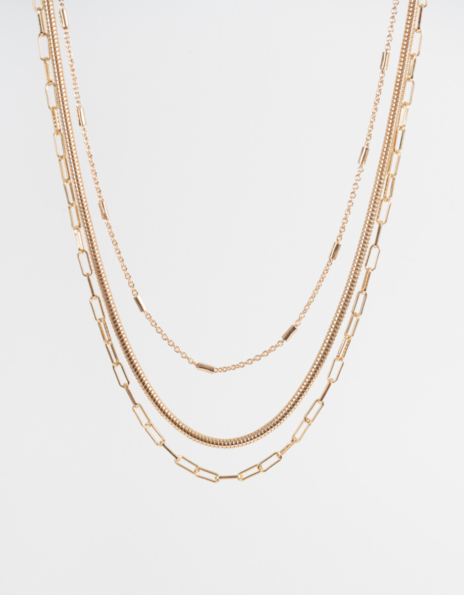 Collar Corto De Metal 
