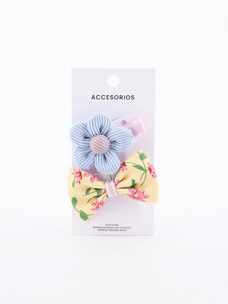 BROCHE MOÑA Y FLOR PACK X 2 ESTAMPADO 1