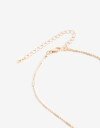 Cadena Corta con Dije Con Dijes Collar Con Dije Oriental - Dorado