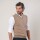 Chaleco Merino Beige