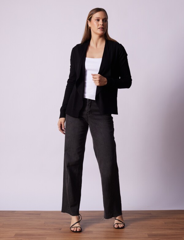 Cardigan Abierto NEGRO