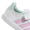 Championes de Niños Adidas Streettalk Velcro Blanco - Rosado