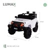 Jeep a batería para Niños Blanco