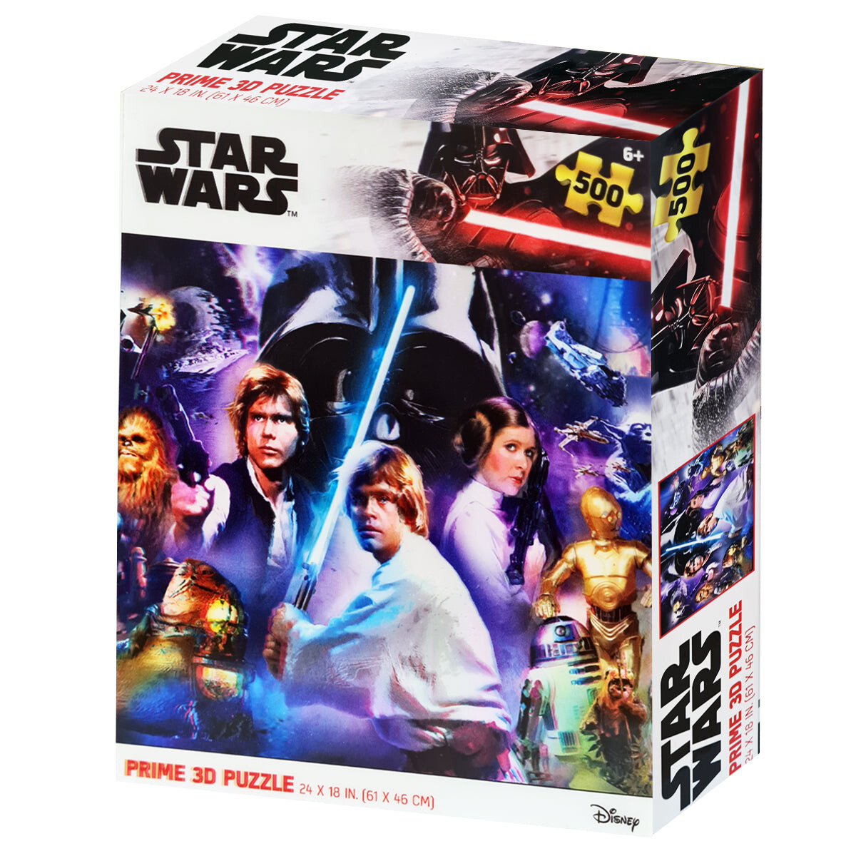 Puzzle Prime 3D Lenticular Star Wars Clásico 500pzs - Din32637 