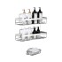 Estante Organizador Accesorio Baño Ducha Set X3 Jabonera Adhesivo Imback Color Plateado Estante Organizador Accesorio Baño Ducha Set X3 Jabonera Adhesivo Imback Color Plateado
