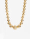 Collares Cortos Metal Collar Corto Bolones Dorado - Dorado