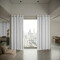 Cortina 100% Blackout set 4 paños 135 x 220 BLANCO