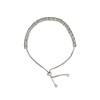 Pulsera circulos-Plata 925-Piedra raíz de esmeralda-PU3017 conpiedra