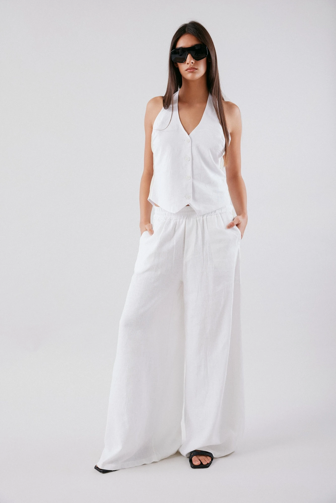 Pantalón Gia blanco m/l