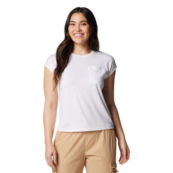 Remera Boundless Trek™ Short Sleeve Mujer WHITE