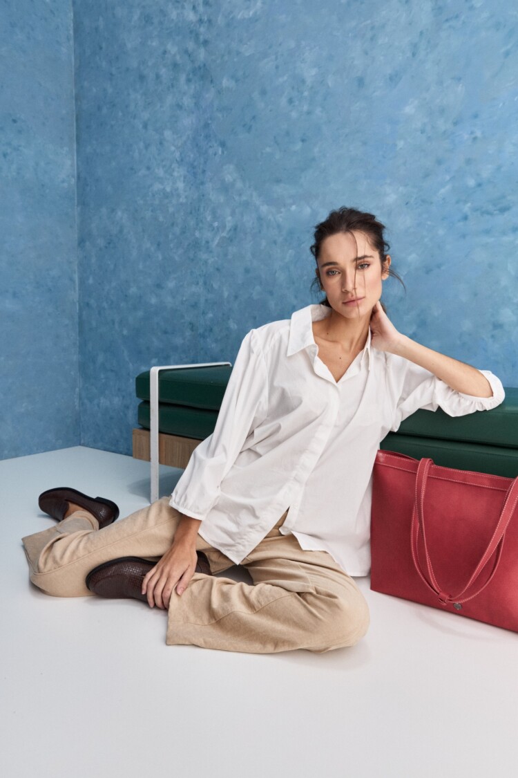 CAMISA ALONDRA SOLID Crudo