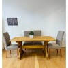 Juego de comedor Rustico - 6 sillas de vestir Juego de comedor Rustico - 6 sillas de vestir