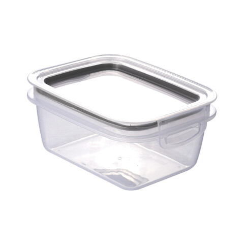 Recipiente Rectangular Dos Broches de 550 ml NEGRO