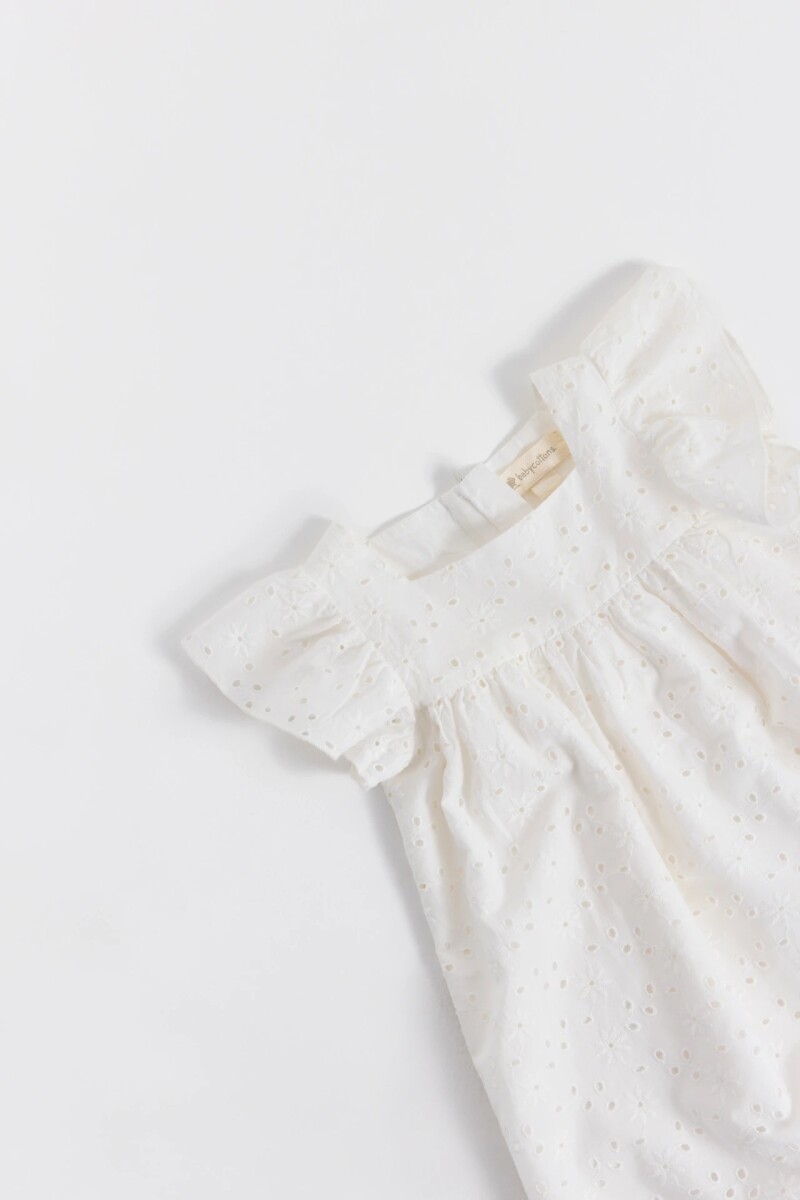 VESTIDO CHER BRODERIE Blanco