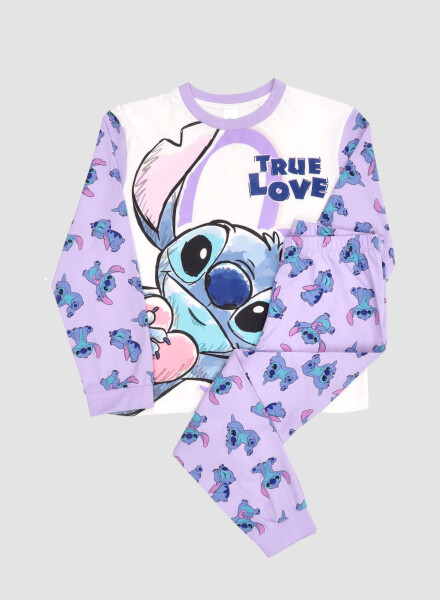 Pijama infantil stitch Lila