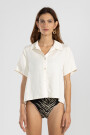 SHORT SLEEVE SHIRT Cream