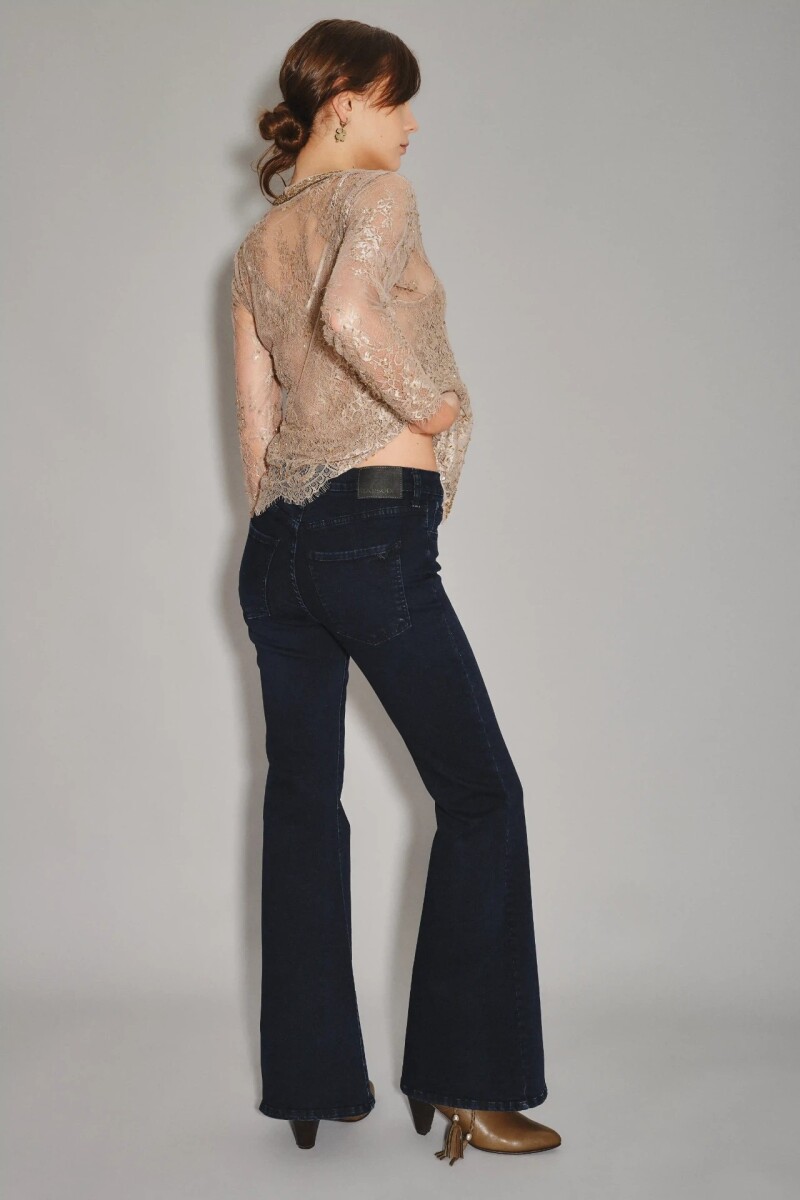 Jean Janis Blue Black Azul