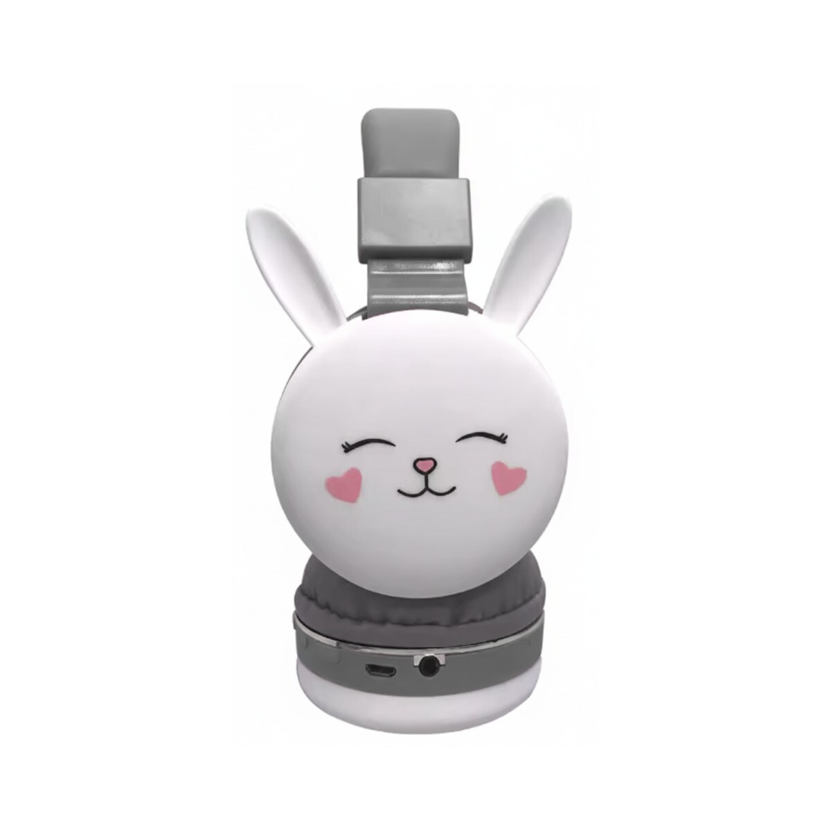 Auriculares bluetooth inalámbricos infantiles diseño conejo blanco 
