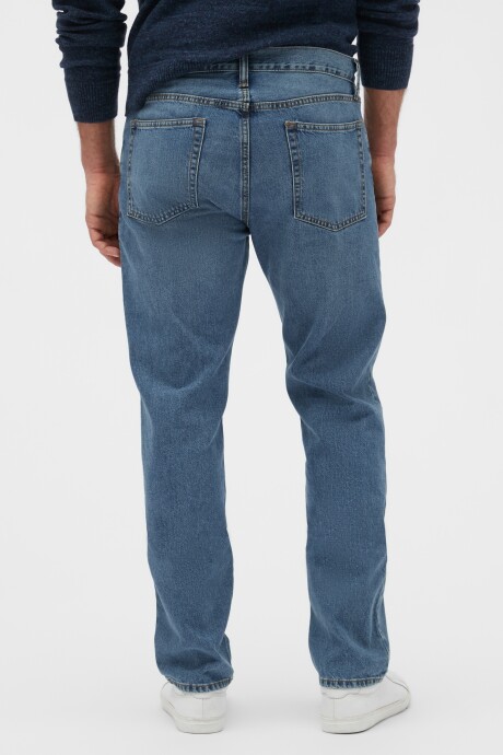 Jean Straight Sierra Vista Hombre Medium Wash