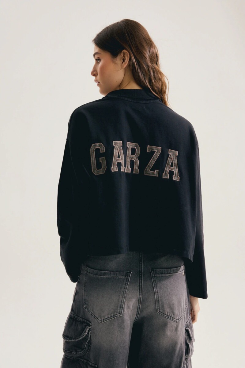 BUZO CROP GARZA Negro