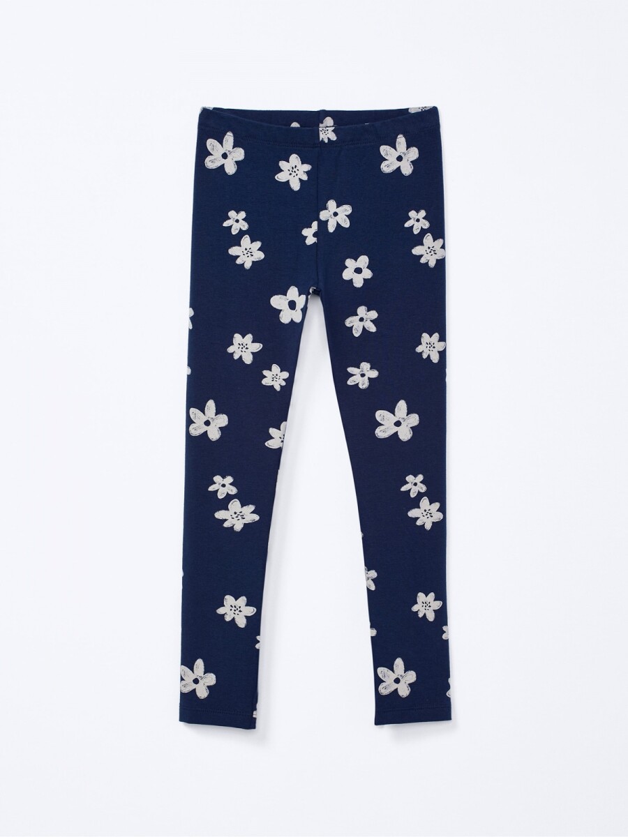 CALZA INFANTIL ESTAMPADA - AZUL 