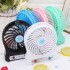 Ventilador Recargable Indicador Led 3 Velocidades Usb Color Variante Negro