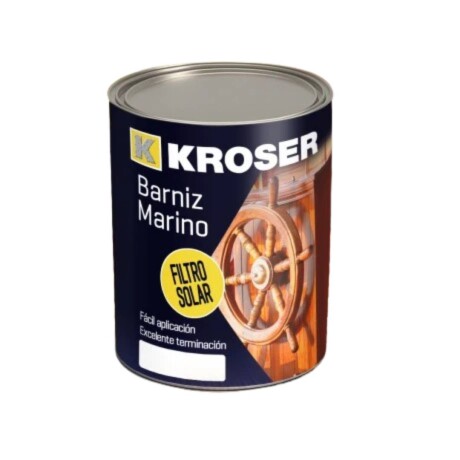 BARNIZ KROSER CAOBA BRILLANTE C/FLTRO SOLAR 0.90L ++ N/a