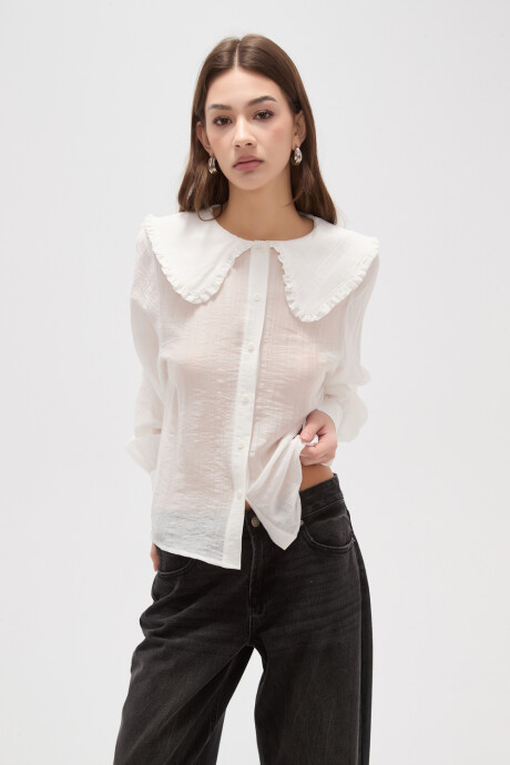 Camisa Raeli Marfil / Off White