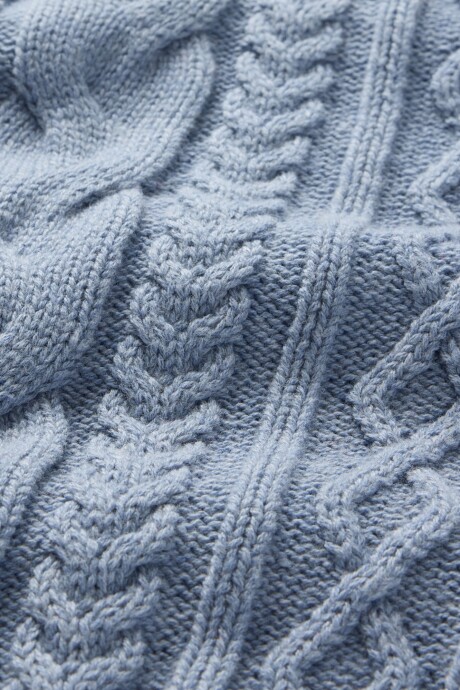 Buzo Algodón Ochos Mujer Light Blue Heather