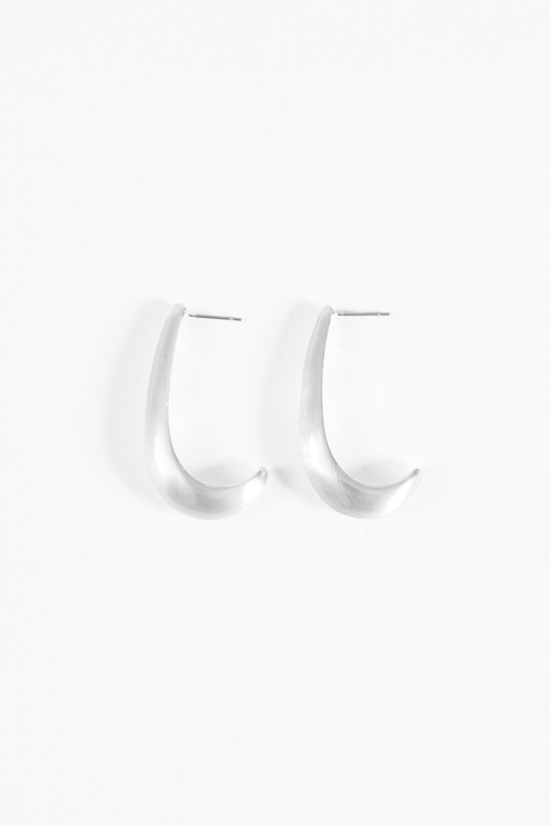 Aros vintage plateado