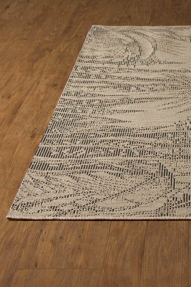 LINEO ALFOMBRA LINEO LIN/A276/3901/ 160X230 SAND/BLACK