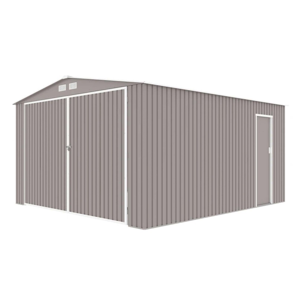 CASITA DE JARDÍN METAL GRIS S1004A