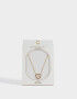 Cadena Corta con Dije Premium Gold Cadena Corta Con Dije Corazón - Dorado