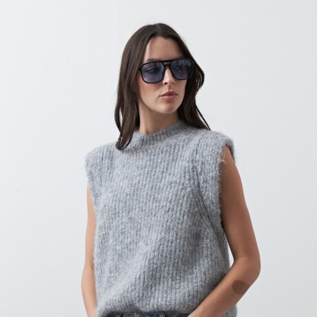 CHALECO BORJA Gris Melange