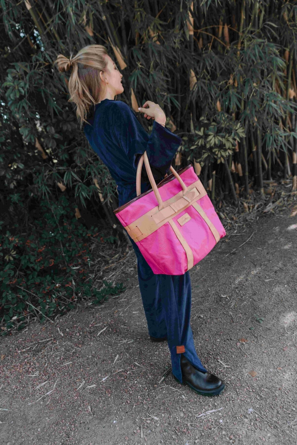 Bolso Playa Fucsia