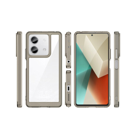 Case Transparente con Borde de Color Xiaomi Note 13 5G Grey