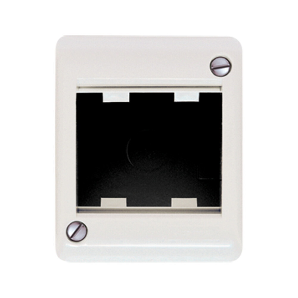 Caja exterior para 2 módulos blanco - Ave ELE01087