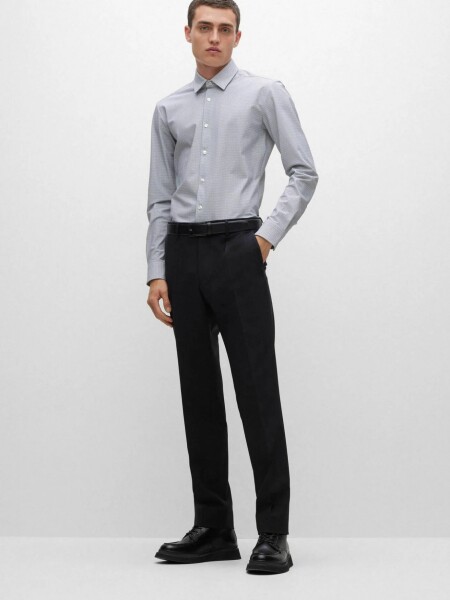 Camisa Slim Fit, Roan-F Azul